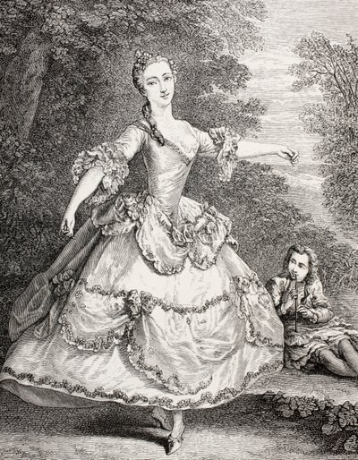 Marie Salle, 1875 von French School