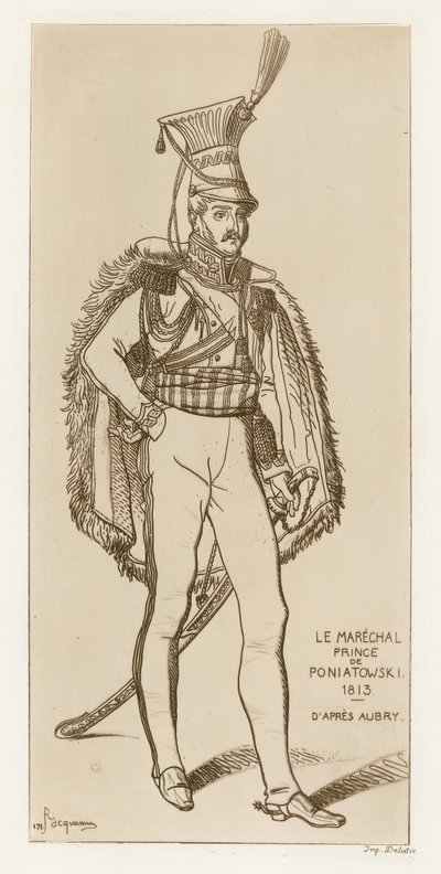 Marschall Prinz Poniatowski, 1813 von French School