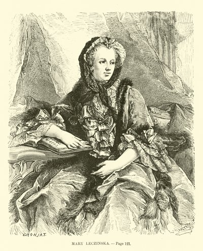 Maria Leszczyńska von French School