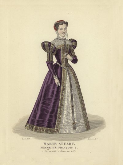 Maria Stuart, Ehefrau von König Franz II. von Frankreich von French School