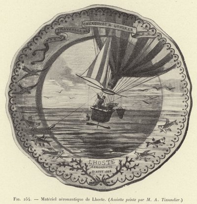 Aeronautisches Material von Lhoste von French School