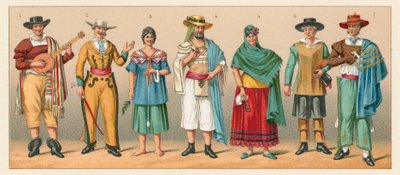 Mexikanische Tracht von French School