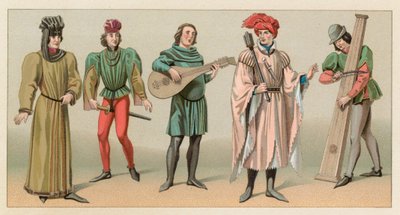 Kostüm des Mittelalters von French School