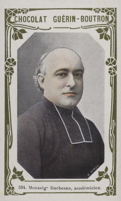 Monsignore Duchesne, Akademiemitglied von French School