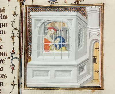 Römische Nächstenliebe: Cimon und Pero, aus De Claris Mulieribus, von Giovanni Boccaccio (1313-75) von French School