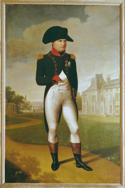 Napoleon I in Malmaison von French School