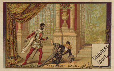 Othello und Iago von French School