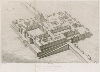 Palast von Sargon, Khorsabad von French School