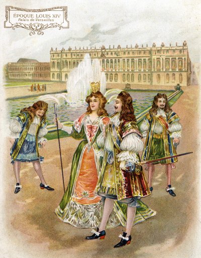 Schloss Versailles zur Zeit von Ludwig XIV. von French School