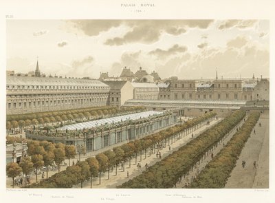 Palais Royal, 1794 von French School