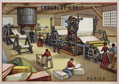 Papierherstellung von French School