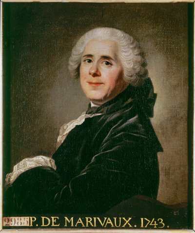 Pierre Carlet de Marivaux, französischer Dramatiker und Romanautor von French School
