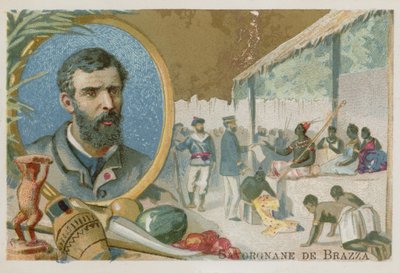 Pierre Savorgnan de Brazza, italienisch-französischer Entdecker von French School