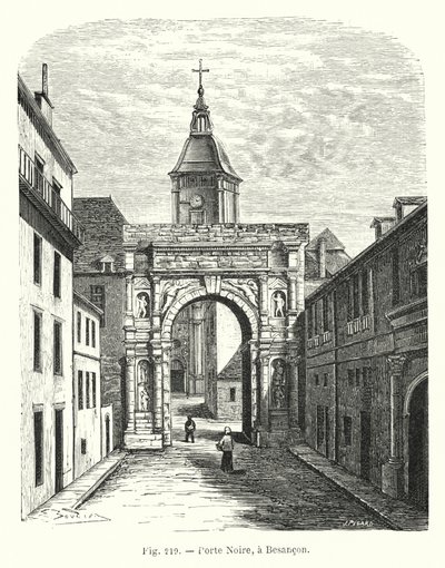 Schwarzes Tor in Besançon von French School