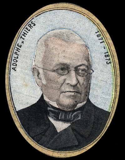 Porträt von Adolphe Thiers (1797-1877), Präsident der Französischen Republik von French School