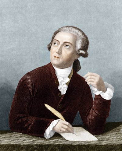 Porträt von Antoine Laurent Lavoisier (1743-1794), französischer Chemiker von French School