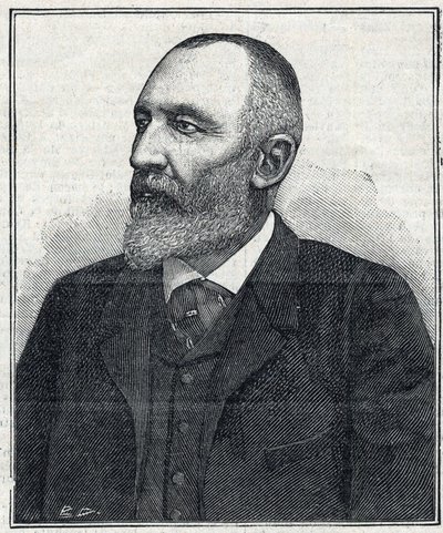 Porträt von Auguste Scherer-Kestner (Scheurer Kestner) (1833-1899), Chemiker, Industrieller und elsässischer Politiker (1897) von French School