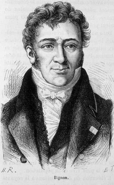 Porträt von Bignon - in „L