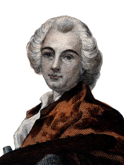 Porträt von Claude Joseph Vernet (1714-1789), französischer Maler von French School