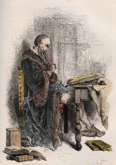 Porträt von Clement des Marets dit Marot von French School