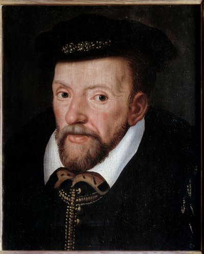 Porträt von Gaspard de Coligny, Admiral von Frankreich von French School