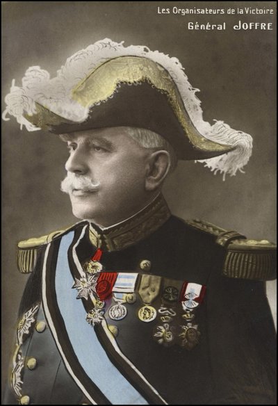 Porträt von General Joseph Joffre (1852 - 1931) von French School