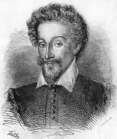 Porträt von Heinrich IV. (1553-1610), König von Frankreich. In „Histoire Populaire de la France“, ca. 1885. Gravur von French School