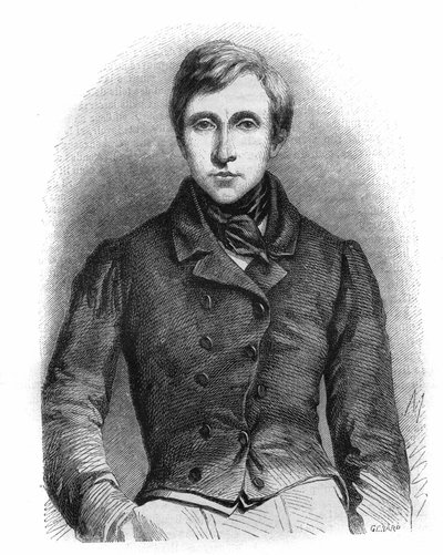 Porträt von Jean Auguste Pelage Brizeux (1803-1858), französischer Dichter von French School