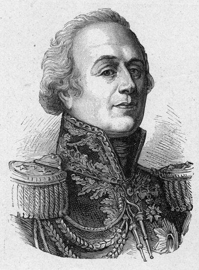 Porträt von Louis-Marie de Narbonne Lara, französischer Graf und General (1755-1813) von French School