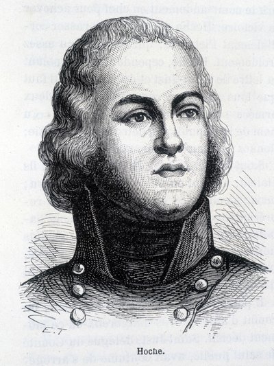 Porträt von Louis Lazare Hoche (1768-1797), französischer General - in „L