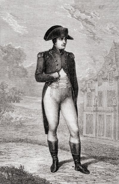 Porträt von Napoleon Bonaparte, aus Histoire de la Révolution Française von Louis Blanc von French School
