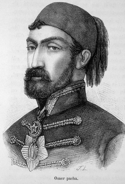 Porträt von Omer Pacha - in „L