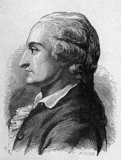 Porträt von Pilâtre de Rozier (1756 - 1785), französischer Physiker und Aeronaut (erster Flug in einem Heißluftballon) - im „Album der Wissenschaft; berühmte Wissenschaftler; Große Entdeckungen“ 1896. von French School