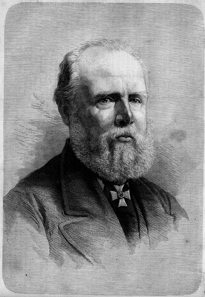 Porträt von Wilhelm III. (1817-1890), König der Niederlande. Gravur in „Le Monde Illustré“ Nr. 1139 vom 25. Januar von French School