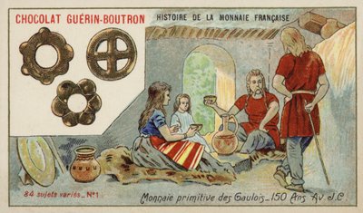 Ursprüngliche Münzen der Gallier von French School
