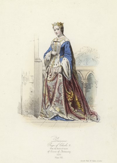 Prinzessin der Herrschaft von Karl VI. von Frankreich von French School