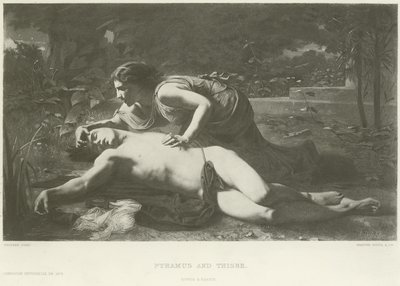 Pyramus und Thisbe von French School