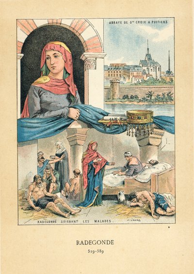 Radegunde von French School
