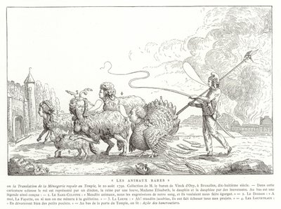 Seltene Tiere von French School