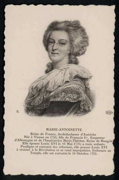 Königin Marie-Antoinette von French School