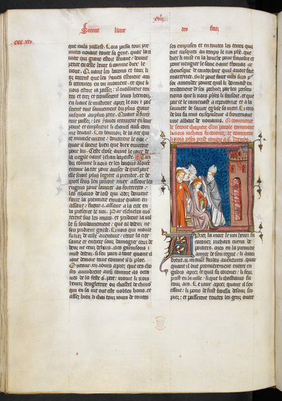 Krönung von König Richard I., Illustration aus 