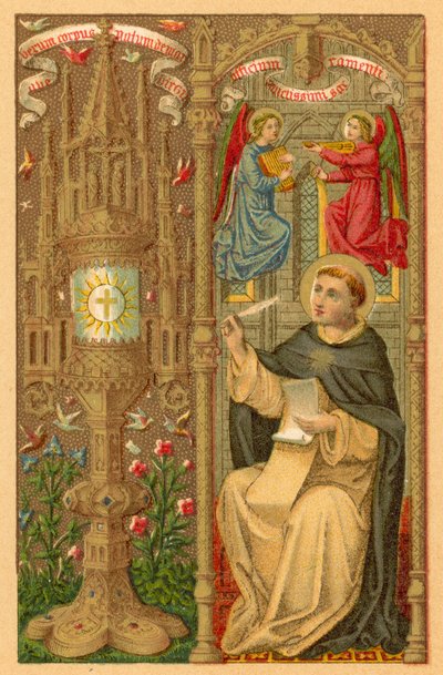 Heiliger Thomas von Aquin von French School