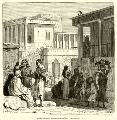 Weisheit Simons, Glück der Israeliten von French School