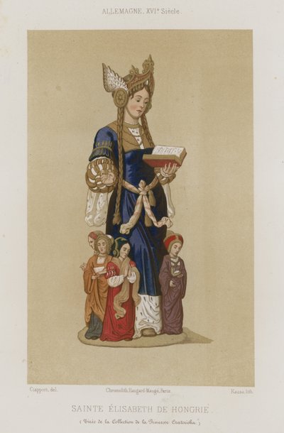 Heilige Elisabeth von Ungarn von French School