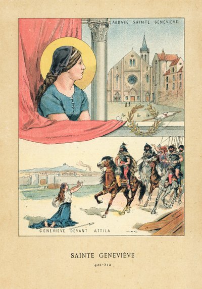 Heilige Genoveva von French School