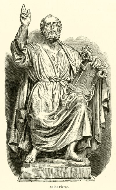 Sankt Peter (Gravur) von French School
