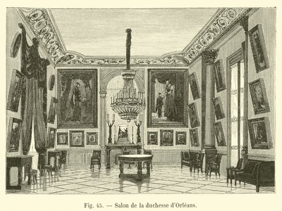 Salon der Herzogin von Orleans von French School