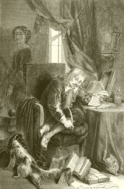 Scarron und seine Frau von French School