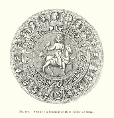 Siegel der Gemeinde Dijon, Sammlung Donge von French School