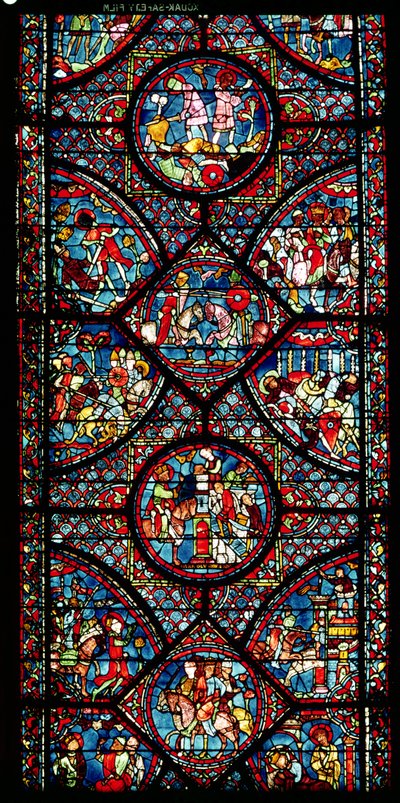 Szenen aus dem Leben Karls des Großen (747-814) aus dem Umgang, ca. 1215-25 von French School